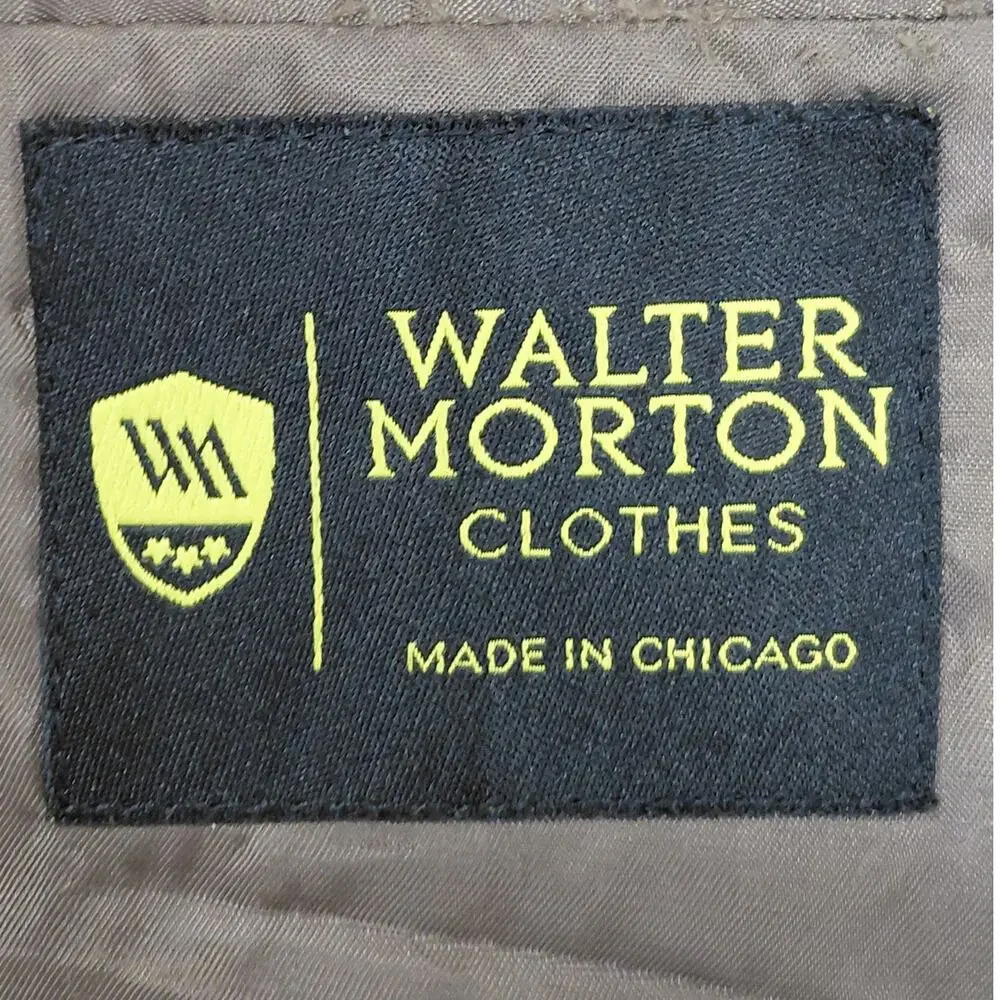 Walter Morton Clothes Made in USA Gray Lined Jacket Men Size 54